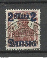 Germany Deutschland DANZIG 1920 Michel 28 I O - Used