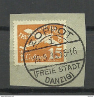 Germany Deutschland DANZIG 1935 Michel 252 O Zoppot - Afgestempeld