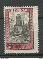 Germany Deutschland DANZIG 1924 Michel 210 MNH - Mint