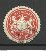 Germany Magistrat U Danzig Siegelmarke Seal Stamp O - Altri & Non Classificati