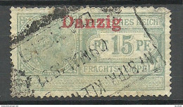 Danzig O 1921 Frachtstempel 15 Pf - Sonstige & Ohne Zuordnung