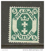 Deutschland DANZIG Gdansk 1922 Michel 124 * - Postfris