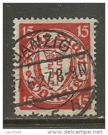Deutschland DANZIG Gdansk 1925/27 Michel 214 O - Gebraucht