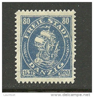 Deutschland DANZIG Gdansk 1921 Michel 57 * - Mint
