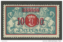 Deutschland DANZIG 1923 Michel 150 * - Mint