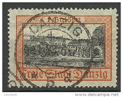 Deutschland DANZIG Gdansk 1925 Michel 212 O Sehr Gut Rundgestempelt - Oblitérés