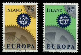 ISLAND 1967 Nr 409-410 Gestempelt X9C84B2 - Used Stamps