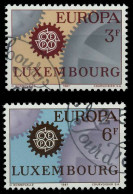 LUXEMBURG 1967 Nr 748-749 Gestempelt X9C8546 - Used Stamps