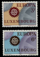 LUXEMBURG 1967 Nr 748-749 Postfrisch SA52B1A - Nuevos