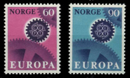 NORWEGEN 1967 Nr 555-556 Postfrisch X9C8576 - Unused Stamps