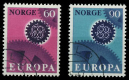 NORWEGEN 1967 Nr 555-556 Gestempelt X9D1466 - Used Stamps