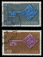 ANDORRA (FRANZ. POST) 1968 Nr 208-209 Gestempelt X9D1612 - Usados