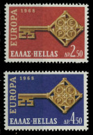 GRIECHENLAND 1967 Nr 974-975 Postfrisch X9D16BA - Nuevos