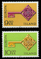 ISLAND 1968 Nr 417-418 Postfrisch SA52ECE - Neufs