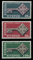 ZYPERN 1968 Nr 307-309 Postfrisch SA52FEA - Neufs
