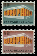 GRIECHENLAND 1969 Nr 1004-1005 Postfrisch X9D1A7A - Unused Stamps