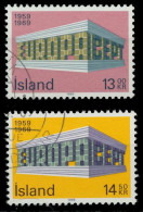 ISLAND 1969 Nr 428-429 Gestempelt X9D1ABA - Used Stamps