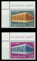 JUGOSLAWIEN 1969 Nr 1361I-1362I Postfrisch ECKE-OLI X9D1B42 - Unused Stamps