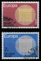 BELGIEN 1970 Nr 1587-1588 Gestempelt XFF484A - Used Stamps