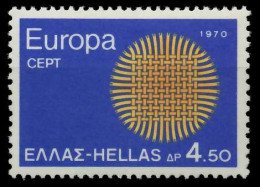 GRIECHENLAND 1970 Nr 1042 Postfrisch SA5EC2A - Unused Stamps