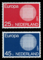 NIEDERLANDE 1970 Nr 942-943 Postfrisch SA6E9C6 - Unused Stamps