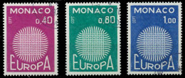 MONACO 1970 Nr 977-979 Gestempelt XFFBF5E - Usati