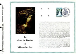 Rare Feuillet PAC (précurseur De CEF) De 1973 - LE « SAUT DU DOUBS » à Villers-le-Lac - 1970-1979