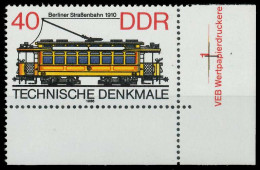 DDR 1986 Nr 3017 Postfrisch ECKE-URE X0D26BA - Ungebraucht