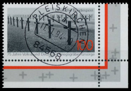 BRD BUND 1994 Nr 1768 Zentrisch Gestempelt ECKE-URE X56F242 - Oblitérés