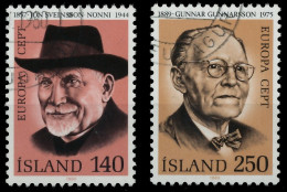 ISLAND 1980 Nr 552-553 Gestempelt X599F46 - Used Stamps