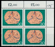 BRD BUND 1973 Nr 760 Postfrisch VIERERBLOCK ECKE-ORE X5FA9C2 - Unused Stamps