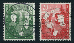 BRD BUND 1952 Nr 153-154 Gestempelt X64259E - Used Stamps