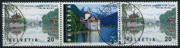 SCHWEIZ 1998 Nr WZd 43 Zentrisch Gestempelt 3ER STR X728FB2 - Used Stamps