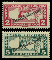 ÖSTERREICH 1919 Nr 252A-253A Postfrisch X742BFE - Unused Stamps