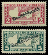 ÖSTERREICH 1919 Nr 252C-253C Ungebraucht X742BF6 - Unused Stamps