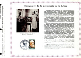 Rare Feuillet PAC (précurseur De CEF) De 1973 - Centenaire De La DÉCOUVERTE DE LA LEPRE - 1970-1979