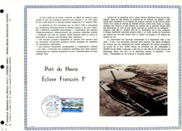 Rare Feuillet PAC (précurseur De CEF) De 1973 - Port Du Havre, ECLUSE FRANÇOIS 1ER - 1970-1979