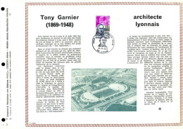 Rare Feuillet PAC (précurseur De CEF) De 1973 - TONY GARNIER (1869-1948) Architecte Lyonnais - 1970-1979