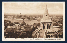 Hongrie. Budapest. Vue Prise Du Bastion Des Pêcheurs Sur Le Danube Et Le Palais Royal. 1928 - Ungheria