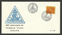 Portugal Cachet Commemoratif Expo Philatelique Illiabum Clube Ílhavo 1968 Event Postmark Philatelic Expo - Postal Logo & Postmarks