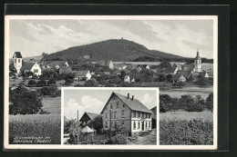 AK Strümpfelbrunn I. Odenwald, Cafe Winterhauch Von Hermann Edelmann, Ortsansicht  - Other & Unclassified