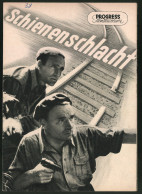 Filmprogramm PFI Nr. 98 /56, Schienenschlacht, Barnault, Daurand, Clarieux, Regie: Brachet U. Becüe  - Magazines