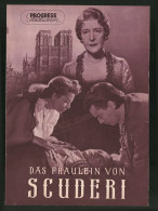 Filmprogramm PFI Nr. 59 /55, Das Fräulein Von Scuderi, Henny Porten, Willy A. Kleinau, Regie: Eugen York  - Revistas