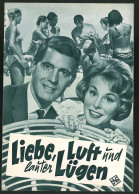 Filmprogramm DNF, Liebe, Luft Und Lauter Lügen, Eva-Ingeborg Scholz, Gerhard Riedmann, Regie: Peter Beauvais  - Zeitschriften