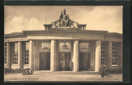 AK Bern, Schweizerische Landesausstellung 1914, Eingang Zum Wehrwesen  - Expositions