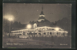 AK Bern, Schweizerische Landesausstellung 1914, Restaurant Hospes Abends  - Esposizioni