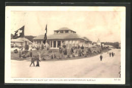 AK Bern, Schweizerische Landesausstellung 1914, Wehrpavillon Mit Blick Auf Pavillon D. Internationalen Bureaux  - Expositions