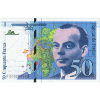 France, 50 Francs, 1992, P003245943, NEUF, Fayette:72.1b, KM:157a - 50 F 1992-1999 ''St Exupéry''
