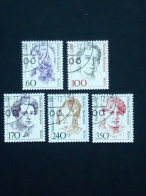 BERLIN MI-NR. 824-828 GESTEMPELT(USED) BERÜHMTE FRAUEN 1988 HANNAH ARENDT - Used Stamps