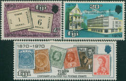 Fiji 1970 SG432-434 Stamp Centenary Set MLH - Fidji (1970-...)